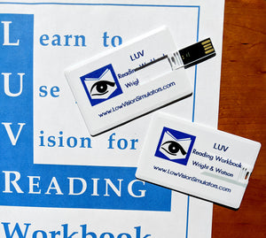 LUV Reading arrives to you on a USB flash drive.
